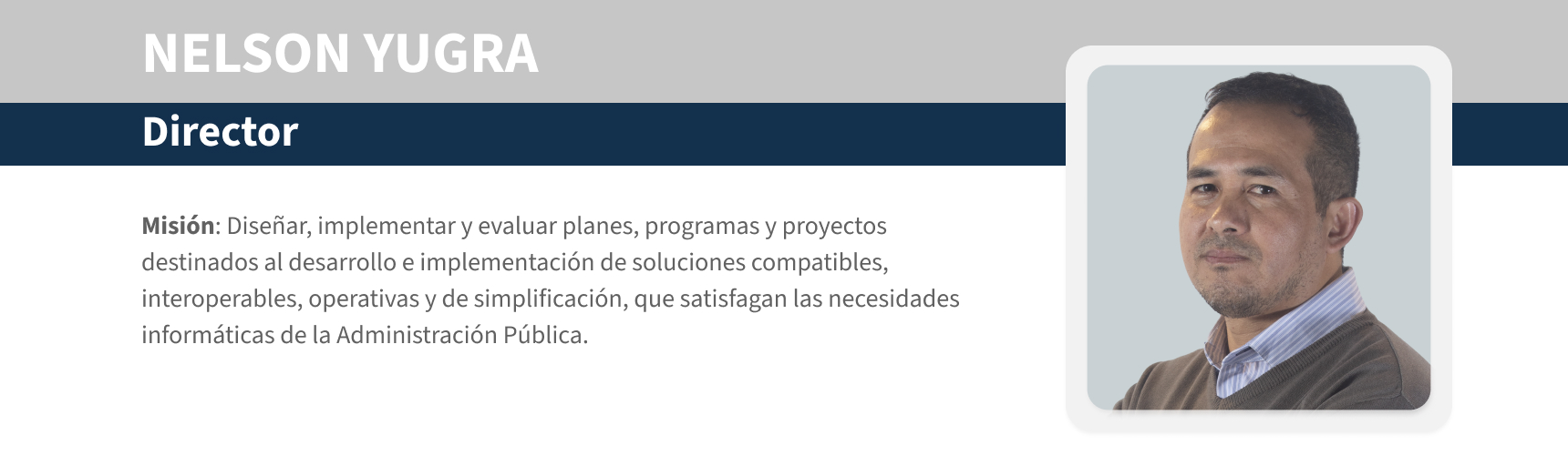 Ing. NELSON NORBERTO YUGRA